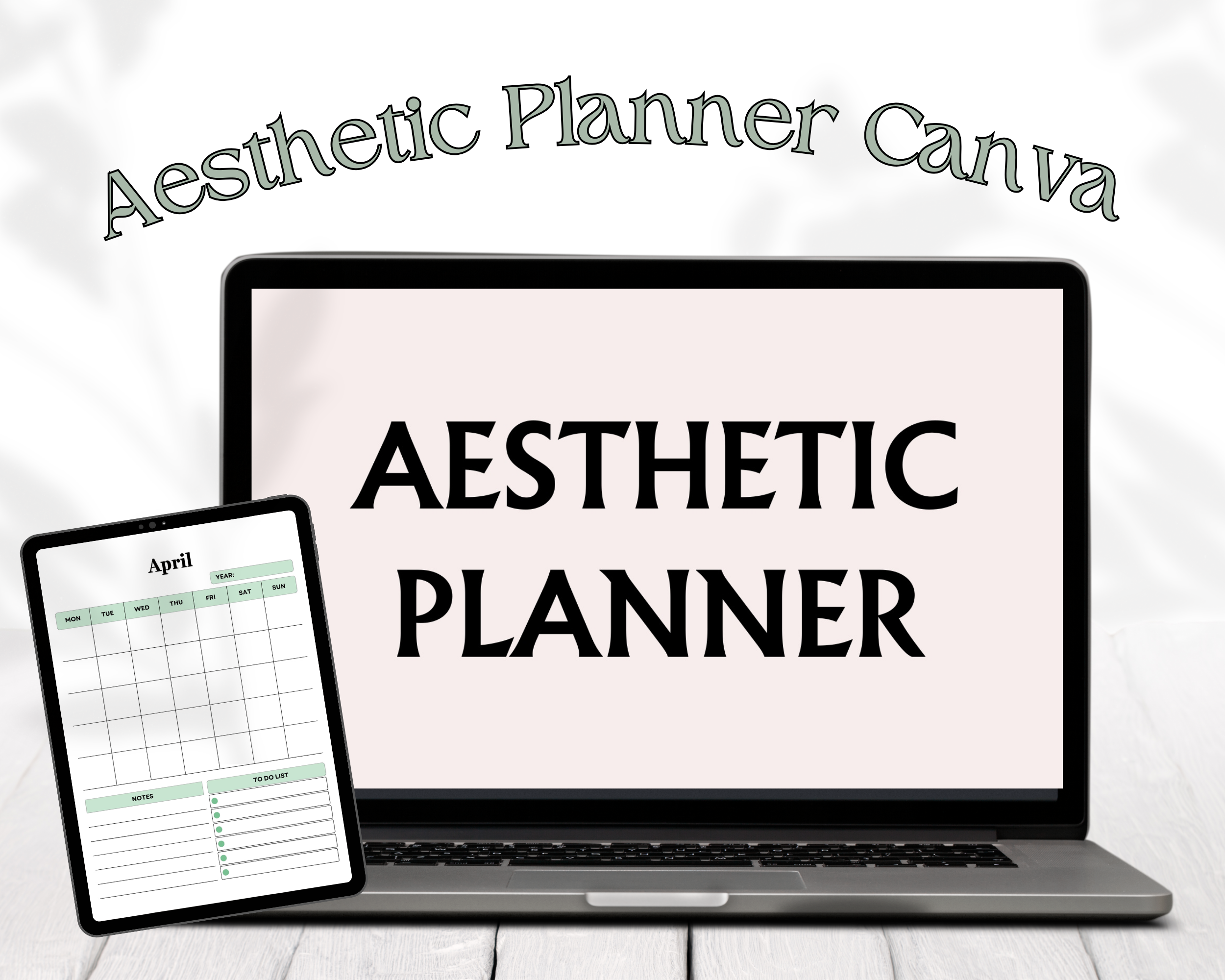 Aesthetic Planner – Editable Canva Template